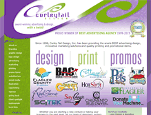 Tablet Screenshot of curleytaildesign.com